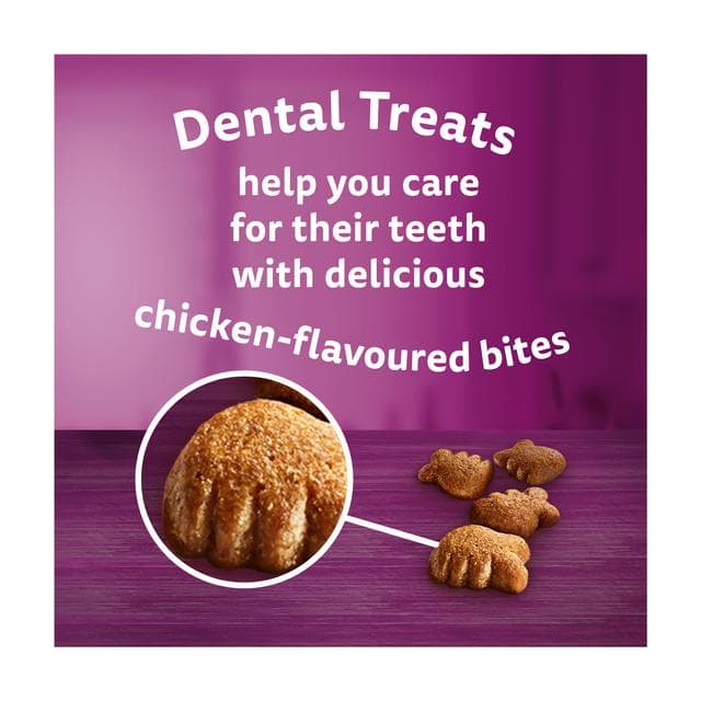 Whiskas Dentabites Adult Cat Dental Treat Biscuits with Chicken 50g - gallery image 3