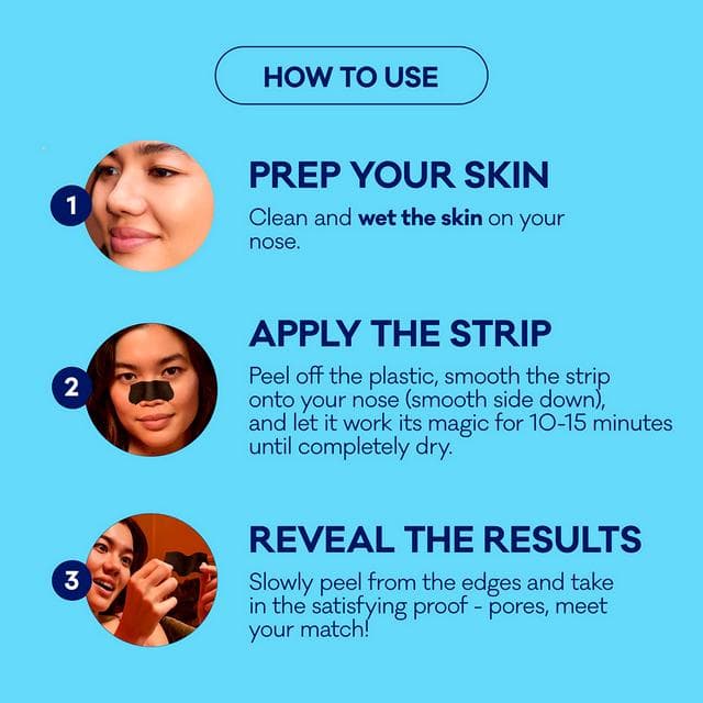 Biore Charcoal Deep Cleansing Pore Nose Strips x6 - gallery image 4