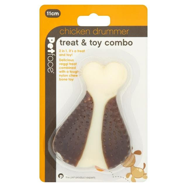 Petface Chicken Drummer Treat & Toy Combo - gallery image 1