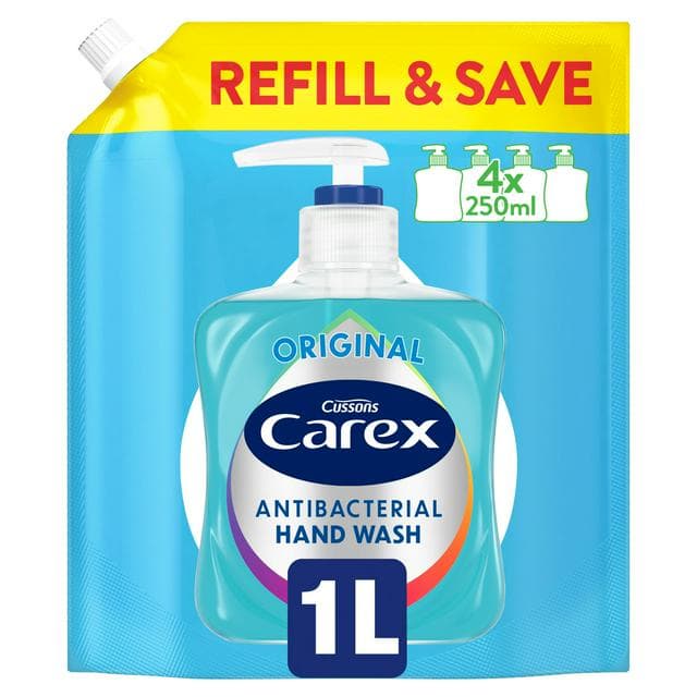 Carex 1L Original Antibacterial Hand Wash Refill Pack - gallery image 1