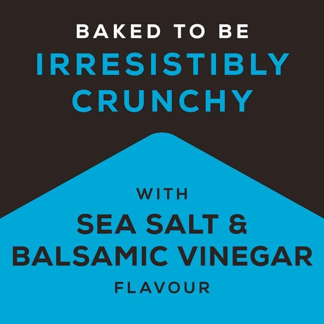 Jacob's Cracker Crisps Salt & Balsamic Sharing Bag Snacks 150g - gallery image 2
