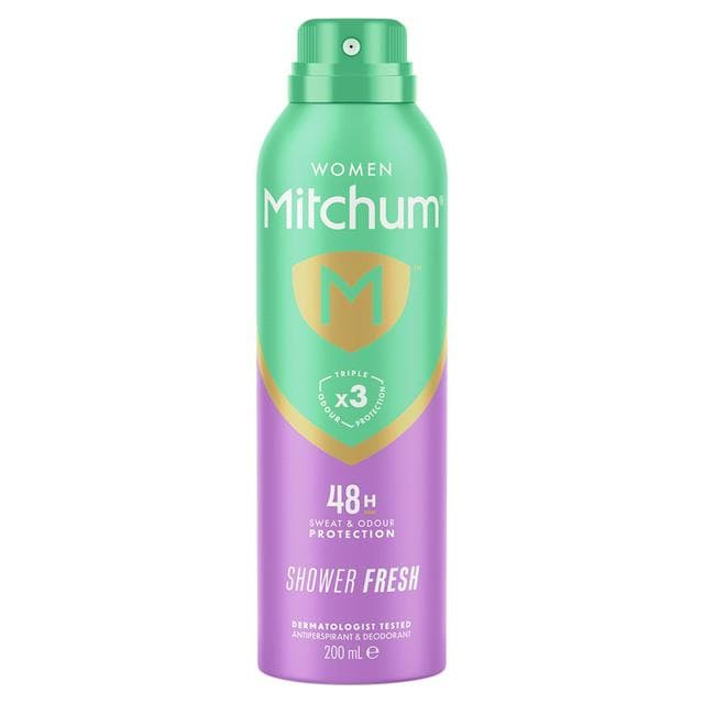 Mitchum Women Triple Odor Defense Protection Shower Fresh Anti-Perspirant & Deodorant 200ml - gallery image 1