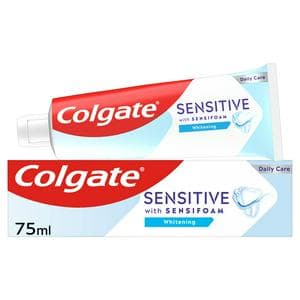 Colgate Sensitive with Sensifoam Whitening Toothpaste 75ml
