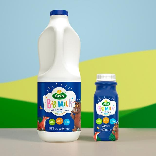 Arla Big Milk Fresh Whole Vitamin Enriched for Kids 1+ 2L - gallery image 3