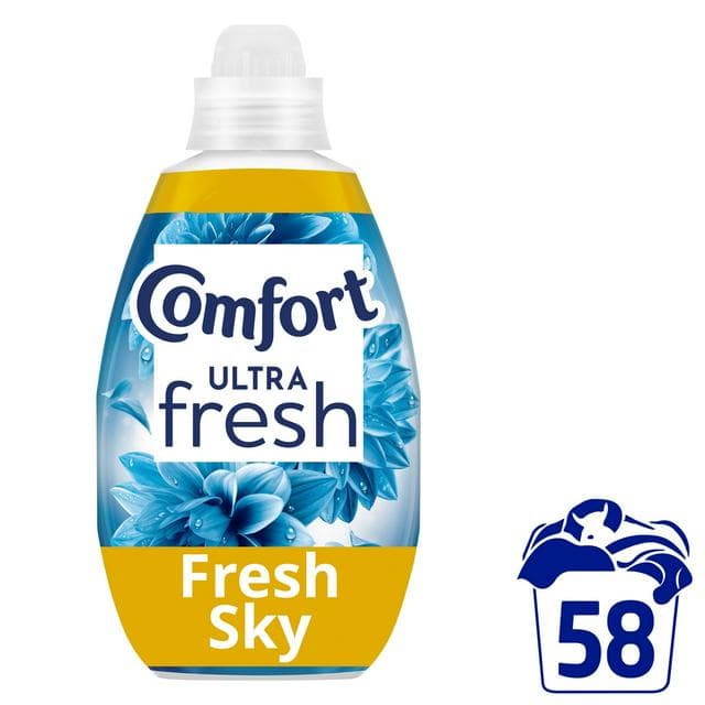Comfort Ultra Fresh & Protect 58 washes Fresh Sky Fabric Conditioner 870ml - gallery image 1