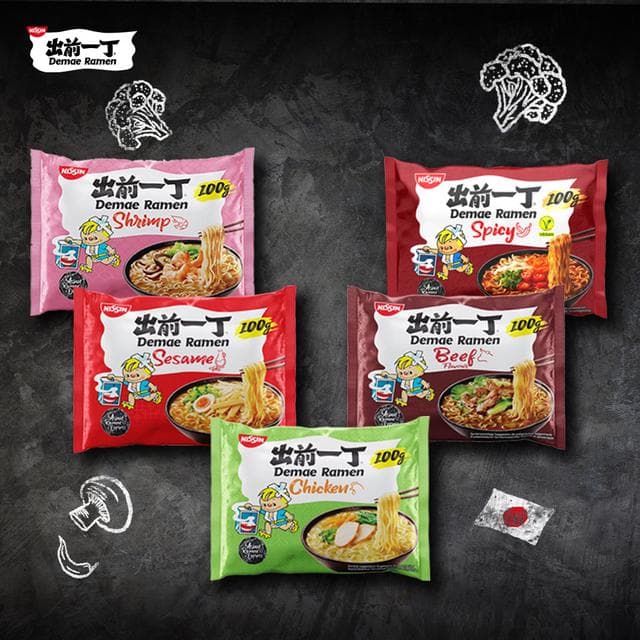 Nissin Demae Ramen Spicy Japanese Noodlesoup 100g - gallery image 5