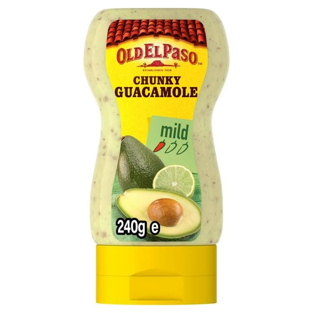 Old El Paso Mexican Squeezy Chunky Guacamole 240g - gallery image 1