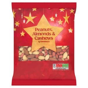 Sainsbury's 600g Christmas Peanuts, Almonds & Cashew Nuts