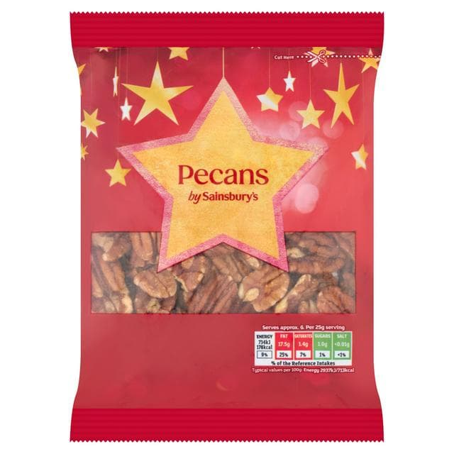 Sainsbury's 170g Christmas Pecan Nuts - gallery image 1