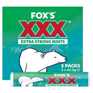 XXX Extra Strong Peppermints Multipack 5x40.5g