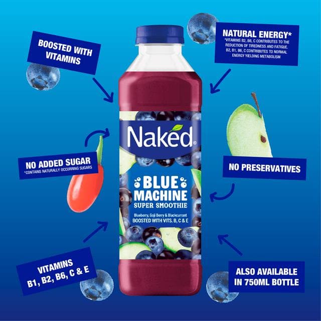 Naked Blue Machine Super Smoothie 750ml - gallery image 3