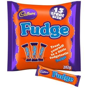 Cadbury 202g Fudge Treatsize Chocolate Bag
