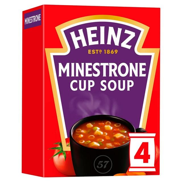 Heinz Minestrone Cup Packet Soup 4x18g - gallery image 1