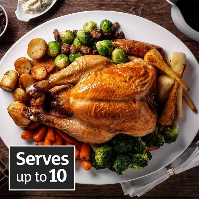 Sainsbury's Medium Fresh Free Range British Norfolk Black Whole Turkey, Taste the Difference 4-5.99kg - gallery image 1
