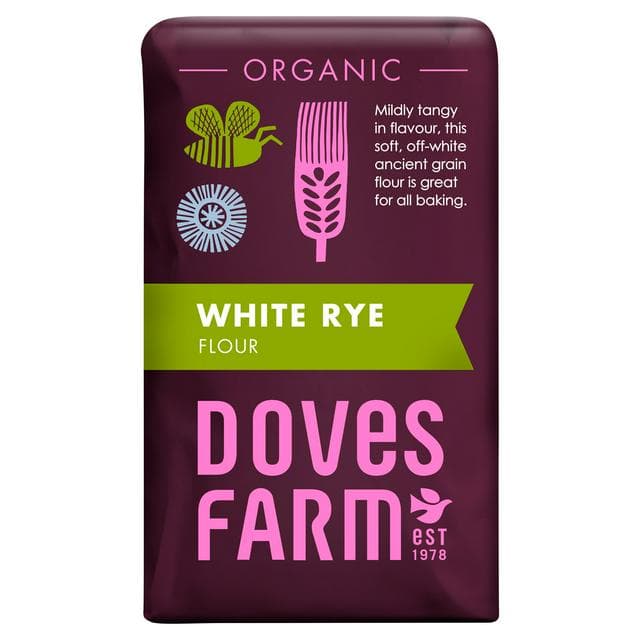 Doves Farm Organic White Rye Flour 1kg - gallery image 1