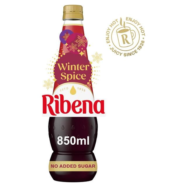 Ribena Winter Spice Squash No Added Sugar 850ml - gallery image 1