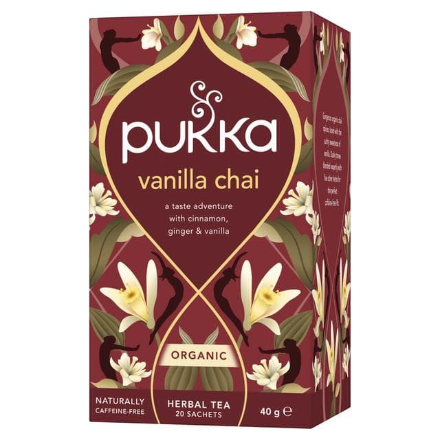 Pukka Organic Vanilla Chai Tea Home Compostable Herbal Tea Bags x20 - gallery image 2