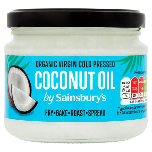 Sainsbury's Organic Virgin Coconut Oil 300ml - gallery image 1