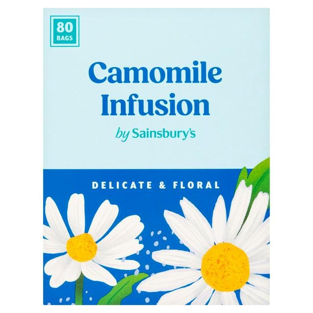 Sainsbury's Camomile Tea Bags x80 120g - gallery image 1