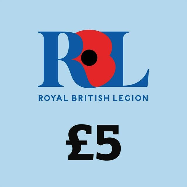 Poppy Appeal £5 Monetary Donation 2025 (Only available as part of a regular shop, cannot be bought in isolation) - gallery image 1