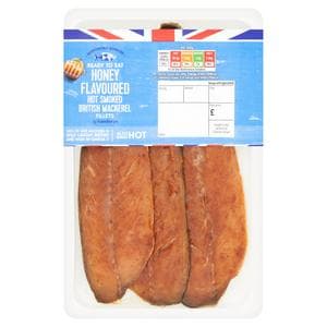 Sainsbury's (Approx. 215g) Ready to Eat Honey Hot Smoked Mackerel