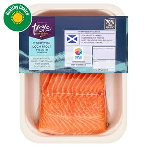 Sainsbury's 2 Scottish Loch Trout Fillets, Taste the Difference 240g