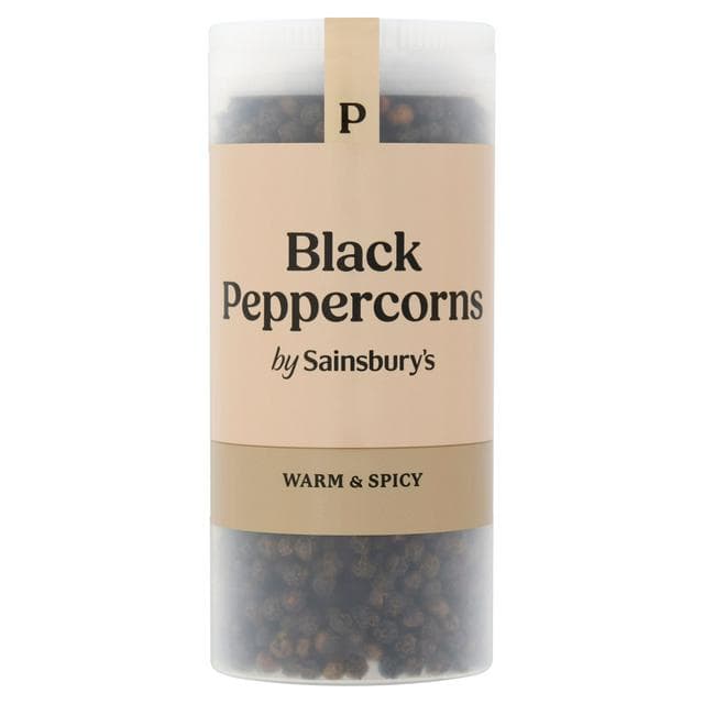 Sainsbury's Whole Black Peppercorns 100g - gallery image 1