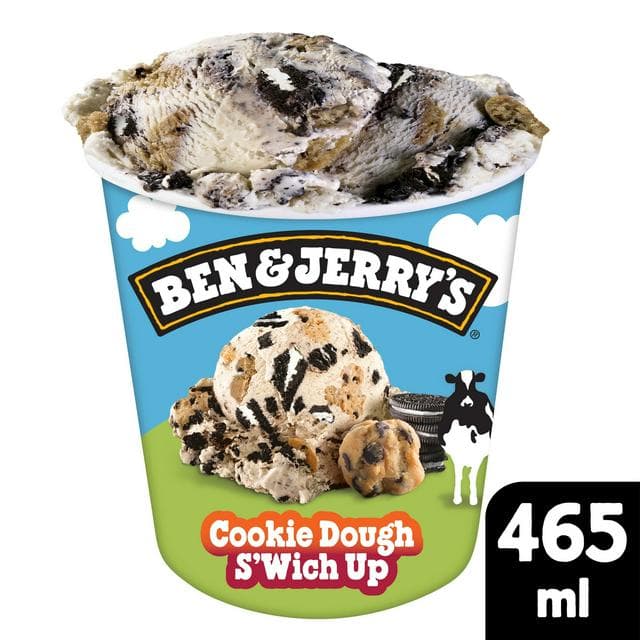 Ben & Jerry's Cookie Dough S'wich Up Vanilla Ice Cream Tub 465 ml - gallery image 1