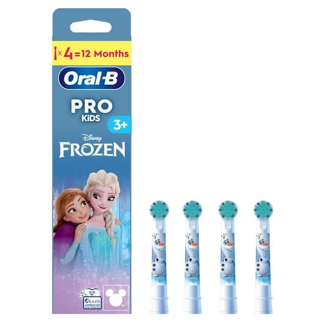 Oral-B kids Frozen Replacement Electric Toothbrush Heads x4 - gallery image 1