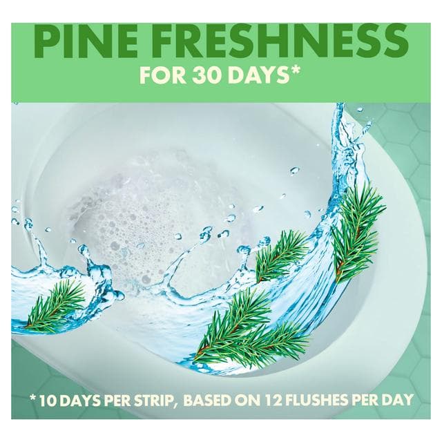Duck Pine Toilet Cleaner Fresh Strips x3 - gallery image 5