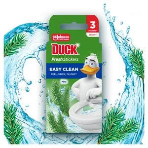 Duck 3 x 9g Toilet Fresh Stickers Pine