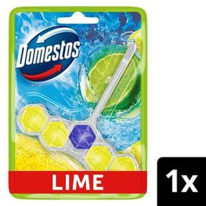 Domestos 1 x 50g Lime Toilet Freshener Rim Block Cleaner