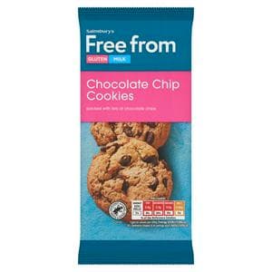 Sainsbury's Free From Chocolate Chip Cookies 150g