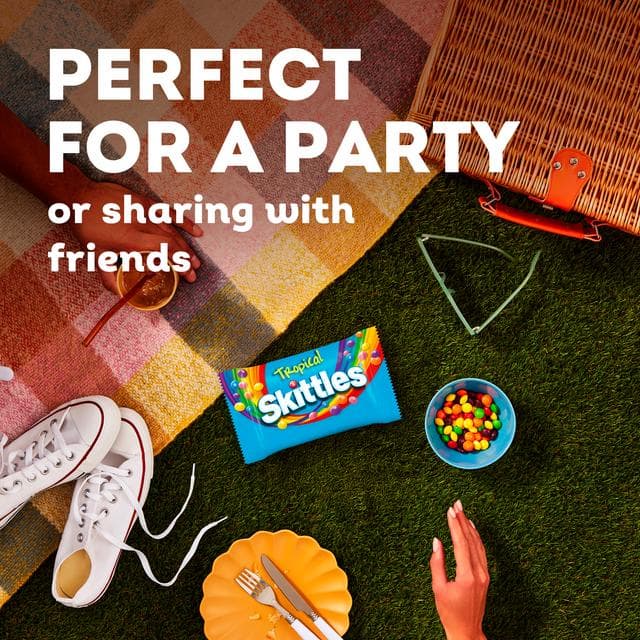 Skittles Tropical Sweets Bag 45g - gallery image 4