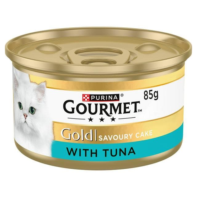 Gourmet Gold Savoury Cake Tuna Wet Cat Food 85g - gallery image 1