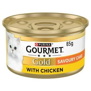 Gourmet Gold Savoury Cake Chicken Wet Cat Food 85g