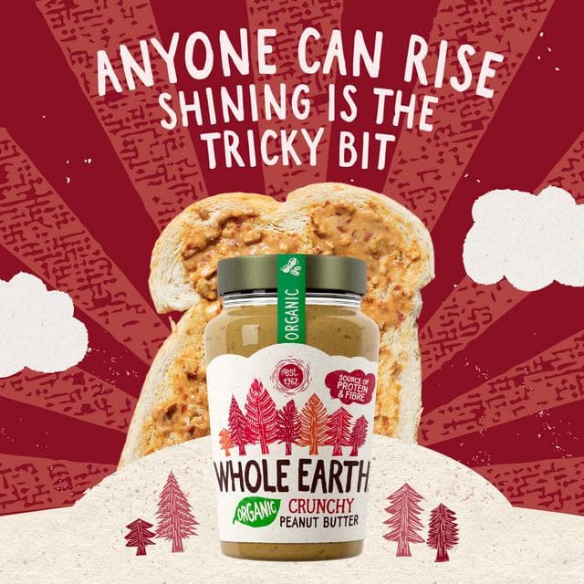 Whole Earth Organic Crunchy Peanut Butter 340g - gallery image 4