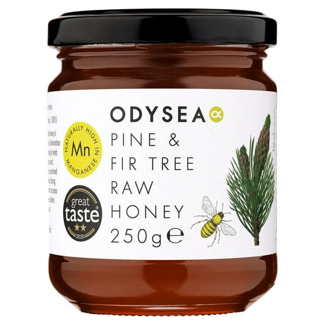 Odysea Greek Pine & Fir Tree Raw Honey 250g - gallery image 1