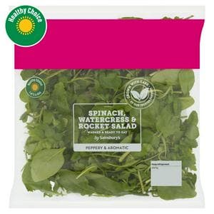Sainsbury's Spinach Watercress & Rocket 100g