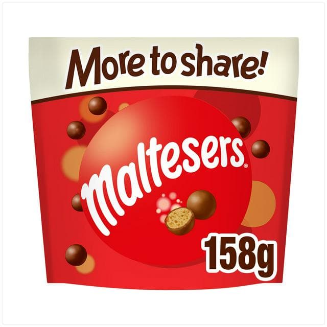 Maltesers Milk Chocolate & Honeycomb Sharing Pouch Bag 158g - gallery image 1