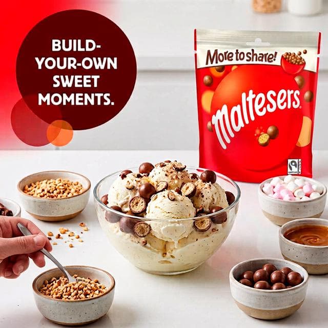 Maltesers Milk Chocolate & Honeycomb Sharing Pouch Bag 158g - gallery image 4