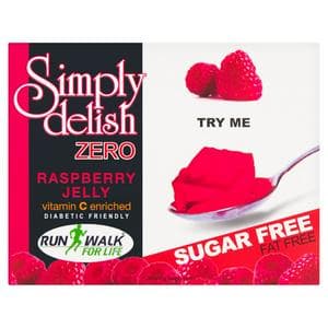 Simply Delish Zero Raspberry Jelly, Sugar Free 8g