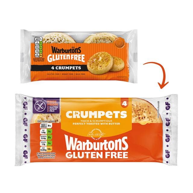 Warburtons Gluten Free Crumpets x4 - gallery image 2