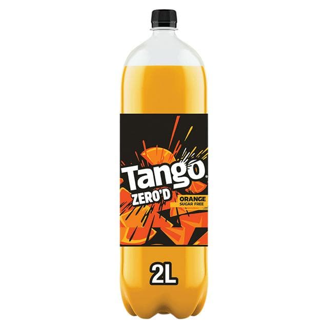 Tango 2L Zero'd Orange Sugar Free Soft Drink Bottle - gallery image 1