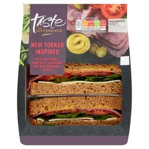 Sainsbury's New Yorker Inspired Sandwich, Taste the Difference