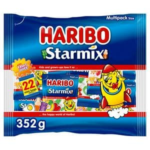 Haribo Starmix Mini Bag Multipack Sweets 22x16g
