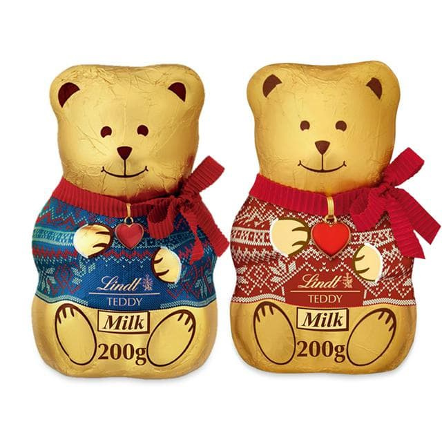 Lindt 200g Teddy Christmas Milk Chocolate - gallery image 1
