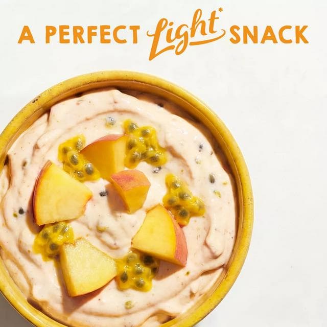 Light&Free Peach Passion Fruit 0% Added Sugar, Fat Free Yogurt 4x115g - gallery image 4
