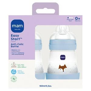 Mam Anti-Colic Bottle x2 160ml