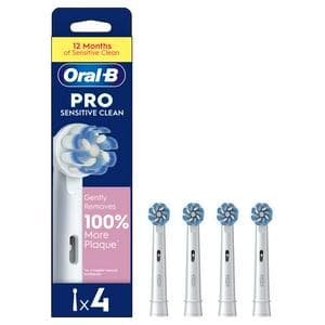 Oral-B Sensitive Replacement Electric Toothbrush Heads x4